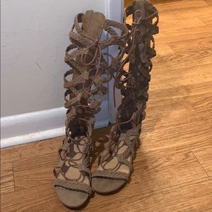 Knee high Gladiator sandals